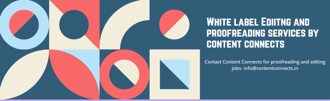 White label editing and proofreading services by Content Connects