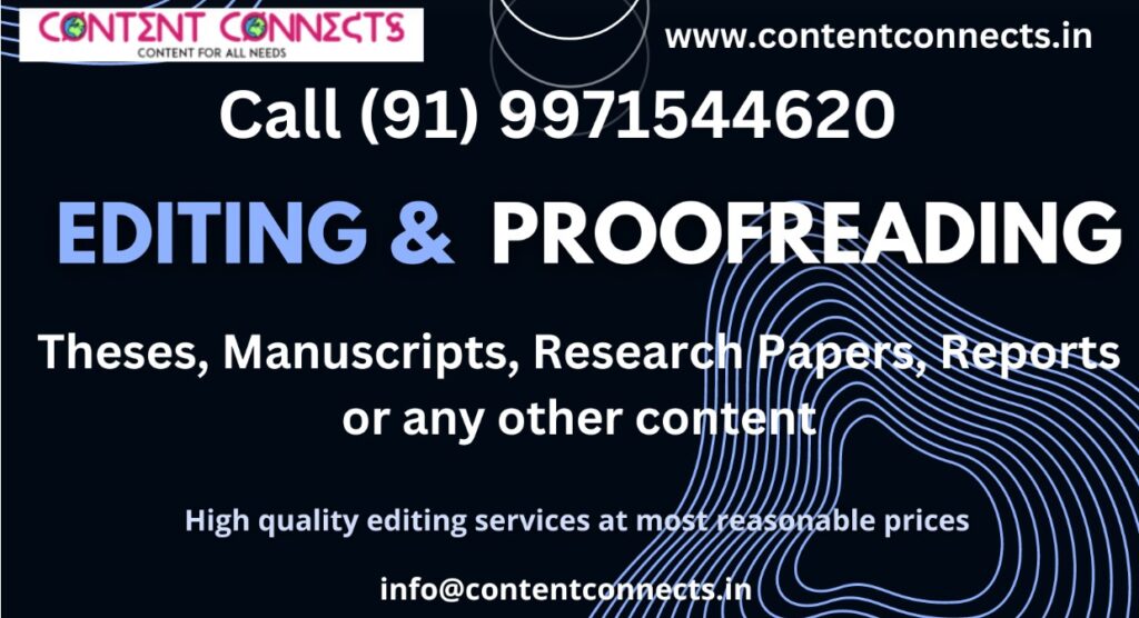 Manuscript Editing Services